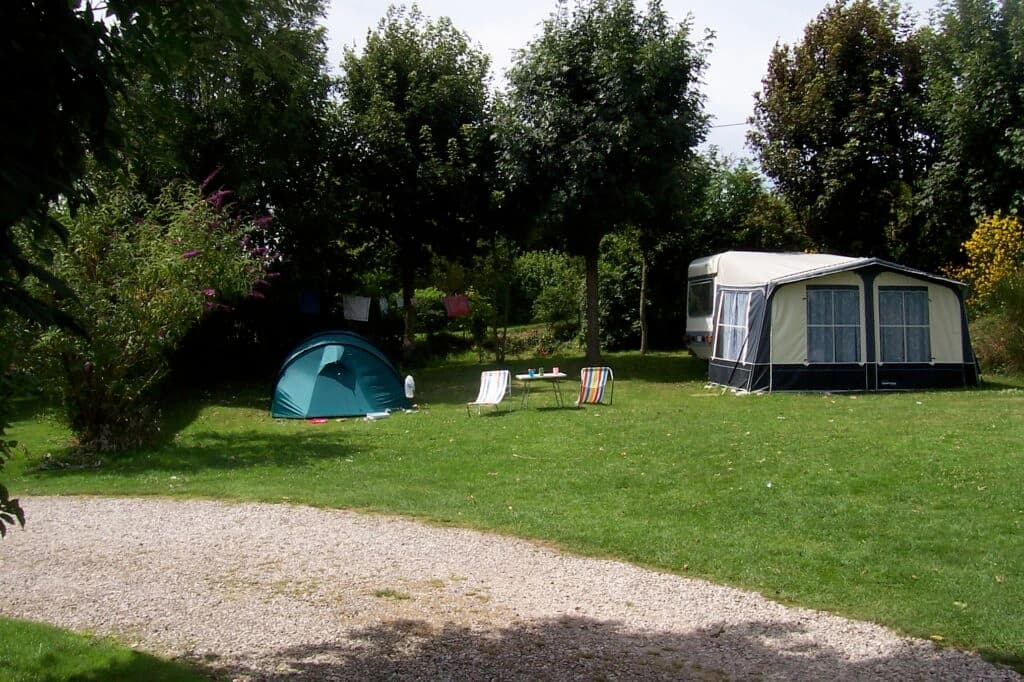 Camping pitches