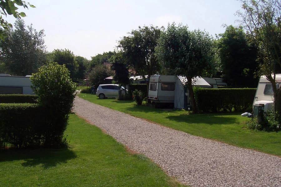 Campsite green spaces